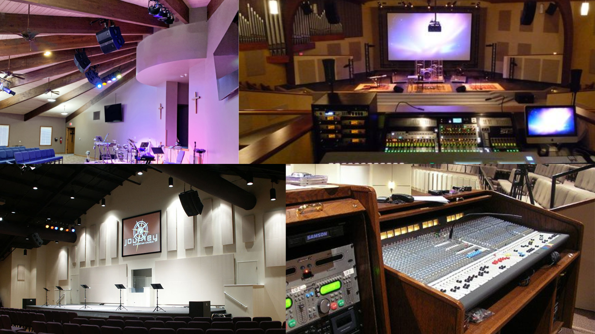 Audio Visual technologies to take your house of worship to the next level.