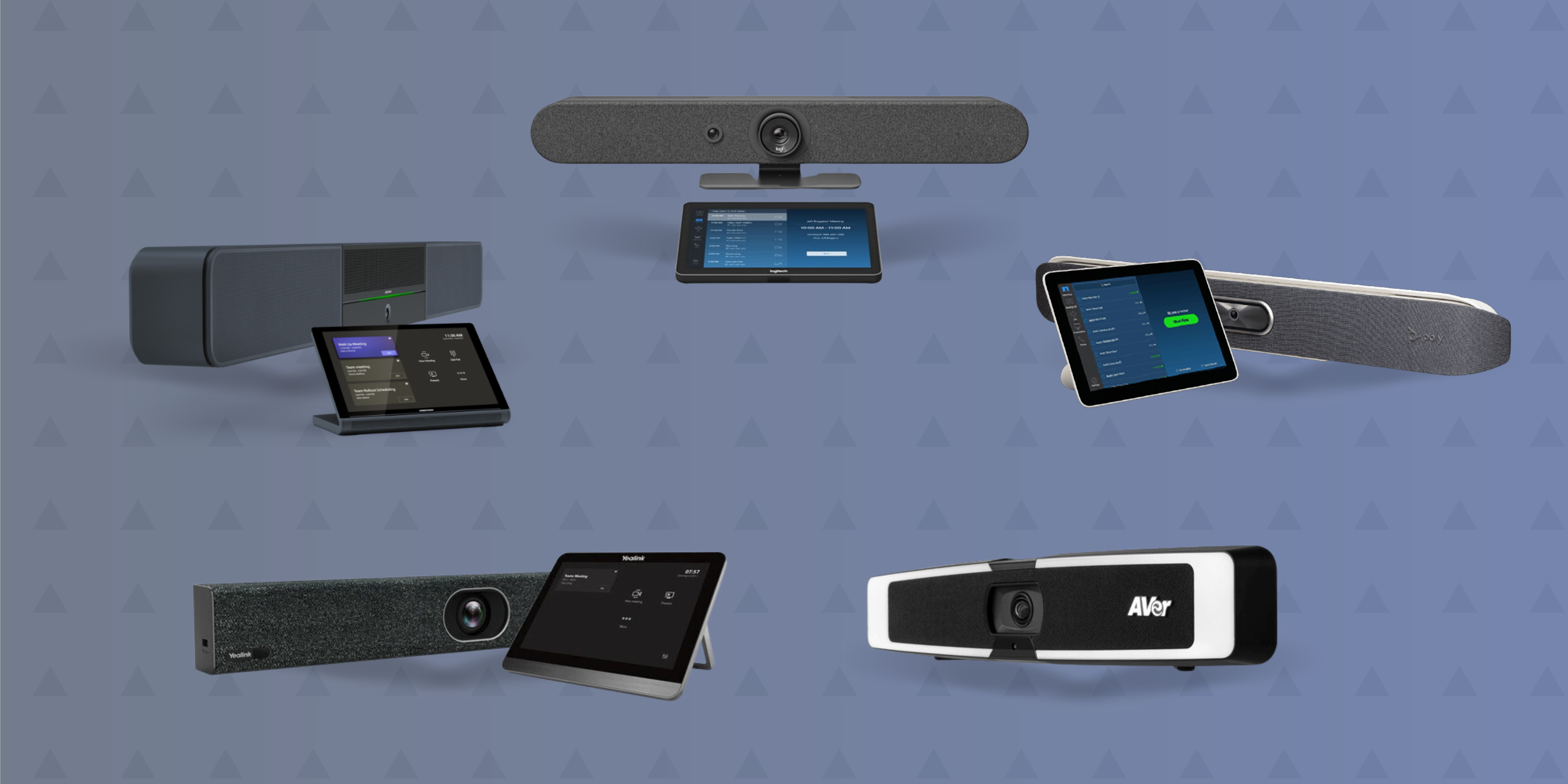 Video conferencing bar cameras