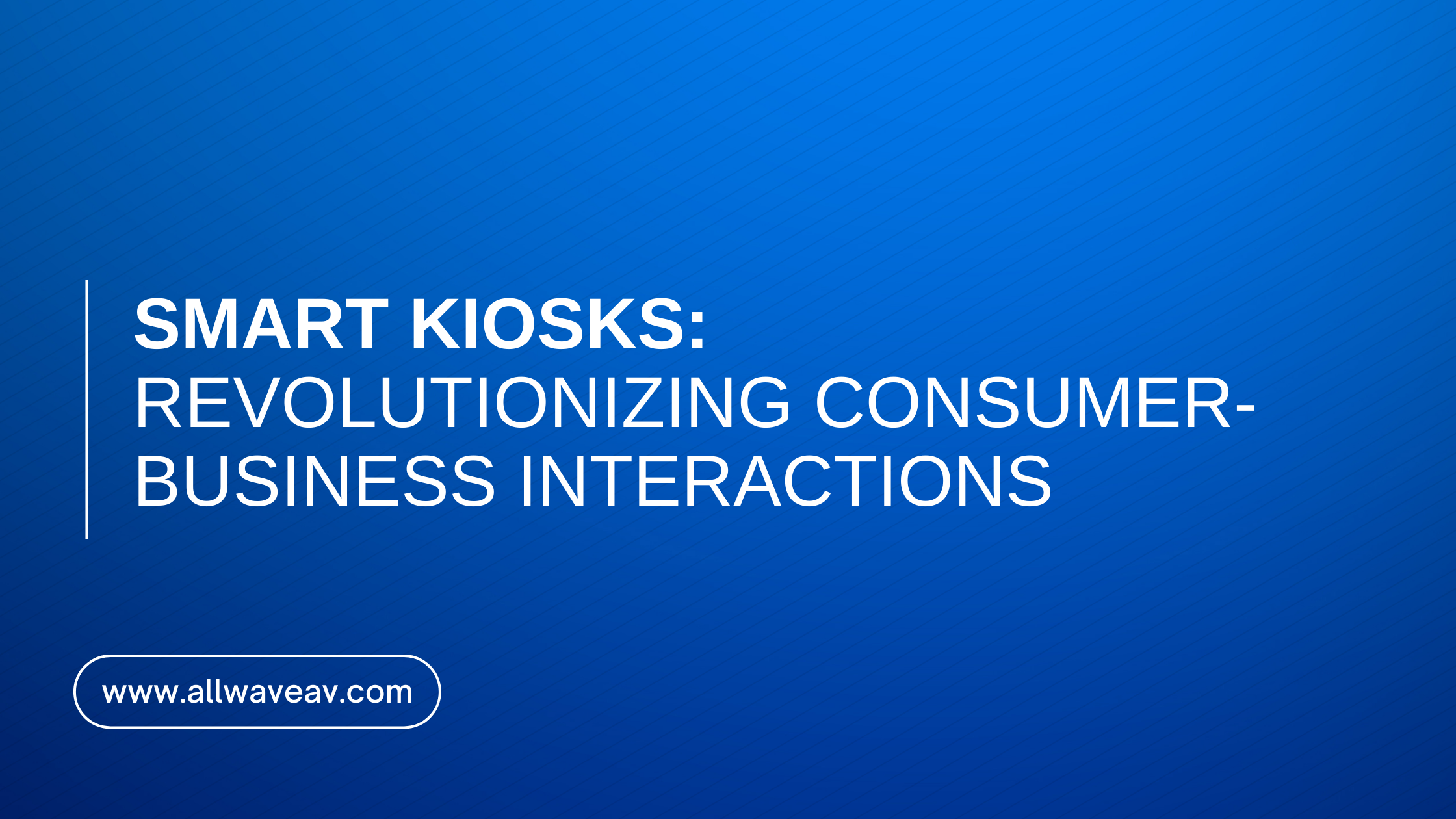 Smart kiosks revolutionizing consumer-business interactions through IoT-enabled self-service technology.